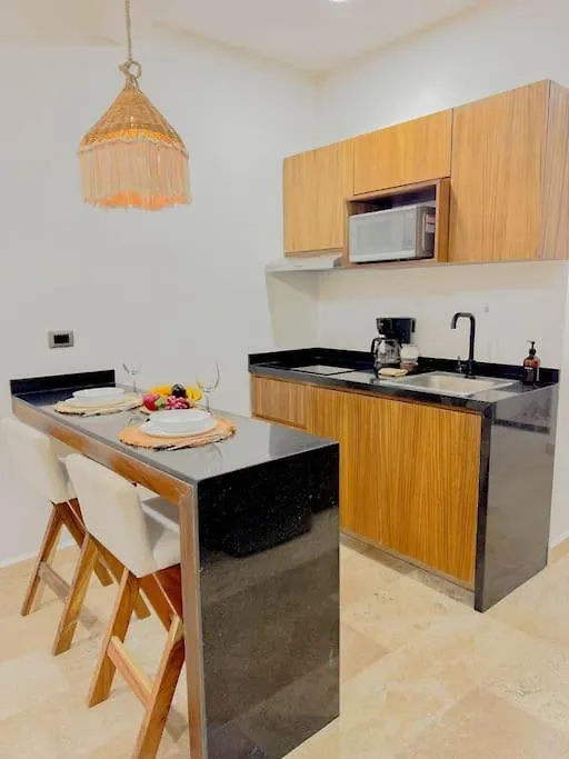 Estudio Bohemio Con Jacuzzi Privado Naia B8 Tulum Apartament