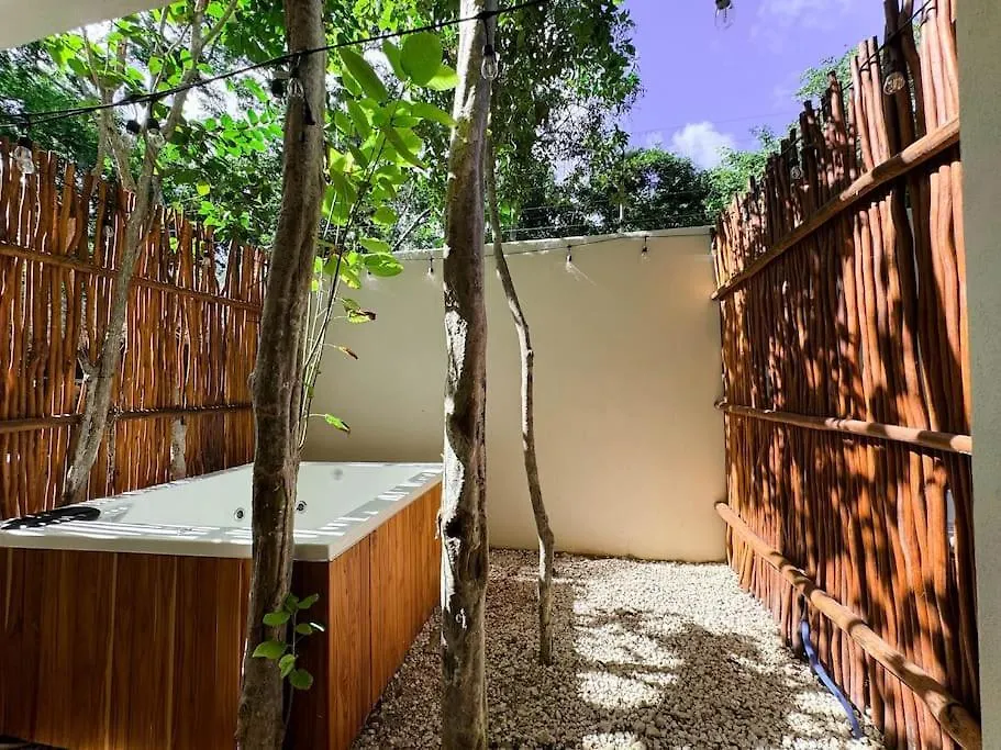 Estudio Bohemio Con Jacuzzi Privado Naia B8 Tulum Apartament